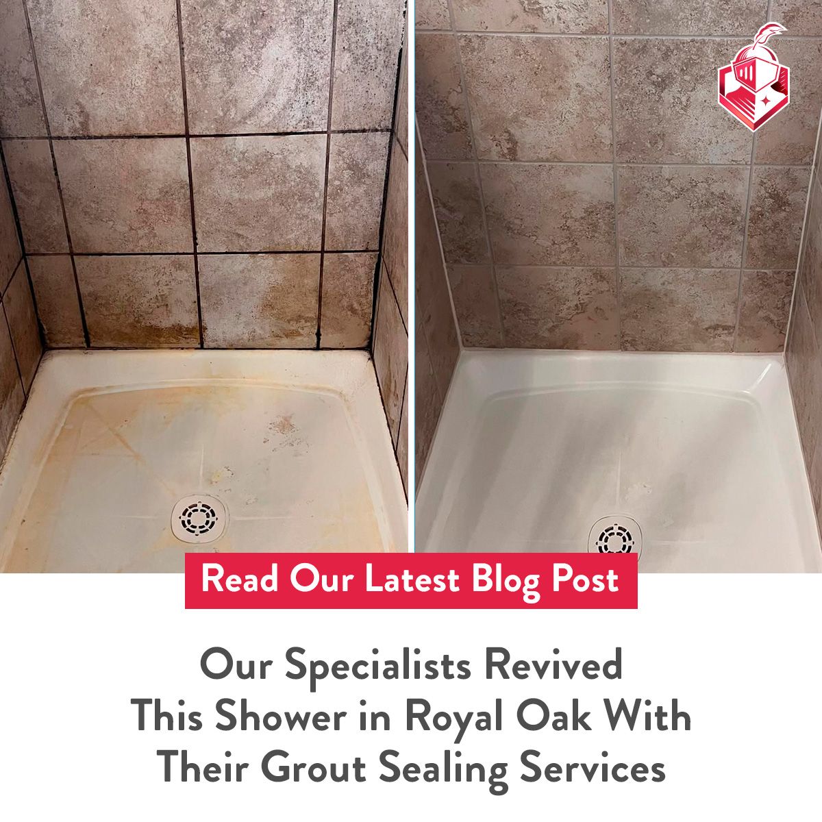 Our Specialists Revived This Shower in Royal Oak With Their Grout Sealing Services
